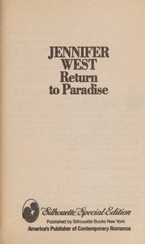 Book cover for Return To Paradise
