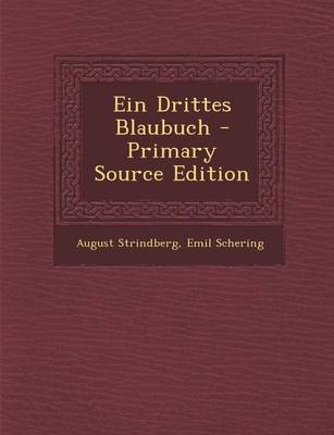 Book cover for Ein Drittes Blaubuch - Primary Source Edition