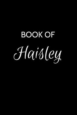 Book cover for Book of Haisley