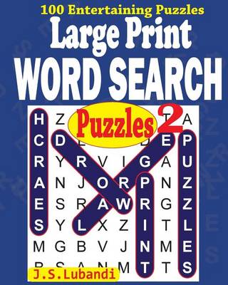 Cover of Large Print WORD SEARCH Puzzles 2