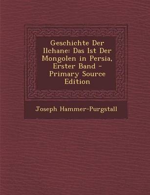 Book cover for Geschichte Der Ilchane