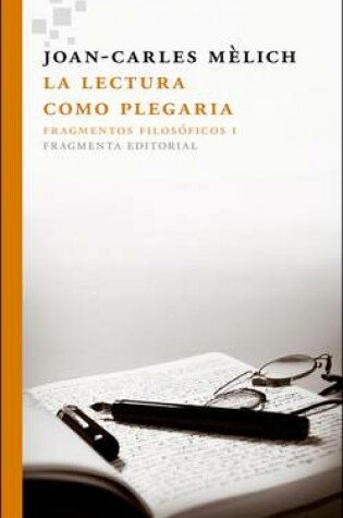 Cover of La Lectura Como Plegaria