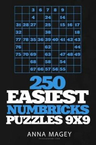 Cover of 250 Easiest Numbricks Puzzles 9x9