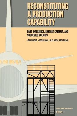 Book cover for Reconstituting a Production Capability