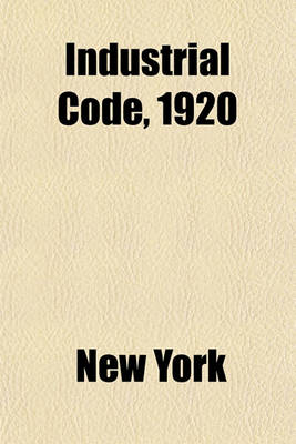 Book cover for Industrial Code, 1920