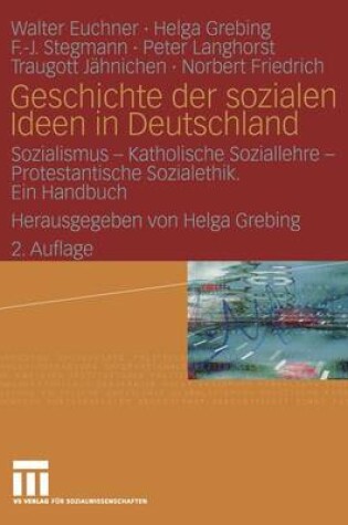 Cover of Geschichte Der Sozialen Ideen in Deutschland