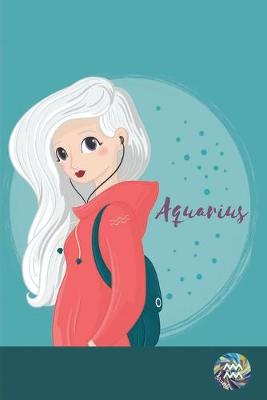 Book cover for Aquarius Zodiac Notebook