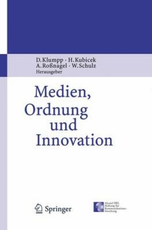 Cover of Medien, Ordnung Und Information