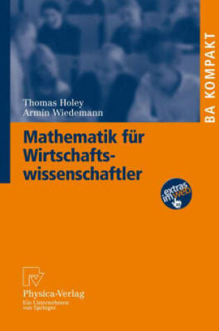 Cover of Mathematik Fa1/4r Wirtschaftswissenschaftler