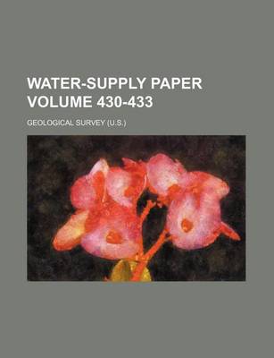 Book cover for Water-Supply Paper Volume 430-433