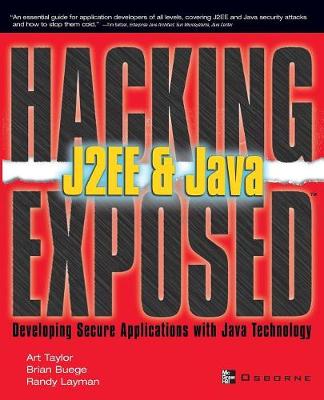 Cover of Hacking Exposed J2EE & Java: Developing Secure Web Applications with Java Technology