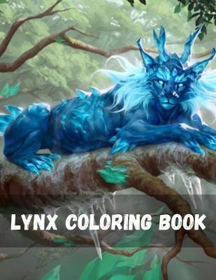 Book cover for Lynx Coloring Book