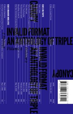 Cover of Invalid Format - an Anthology of Triple Canopy, Vol. 2