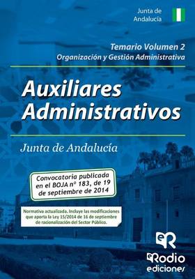 Book cover for Auxiliares Administrativos de La Junta de Andalucia.