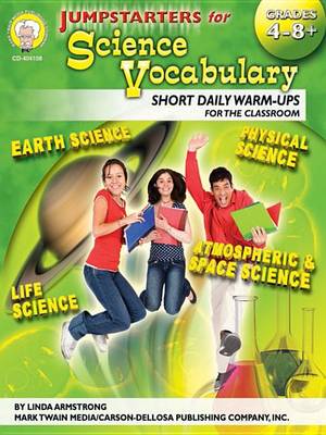 Book cover for Jumpstarters for Science Vocabulary, Grades 4 - 8