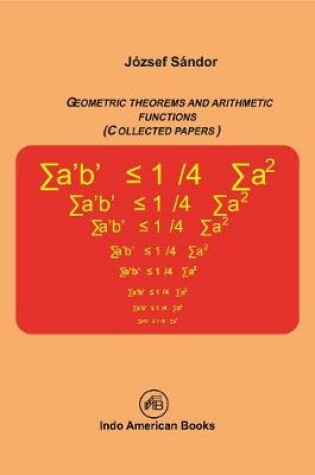 Cover of GEOMETRIC THEOREMS AND ARITHMETIC FUNCTIONS (COLLECTED PAPERS)