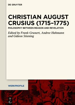 Cover of Christian August Crusius (1715-1775)