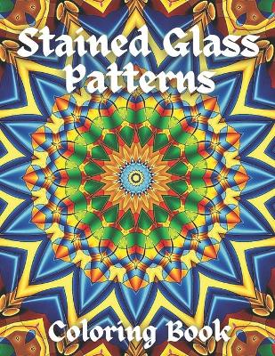 Book cover for Stained Glass Coloring Book