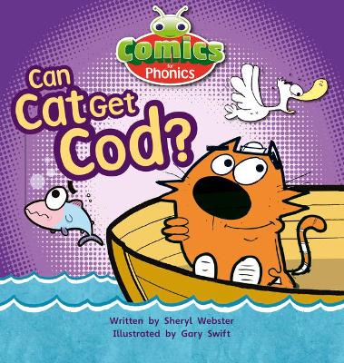 Cover of Bug Club Comics for Phonics Reception Phase 2 Set 04 Can Cat Get Cod?