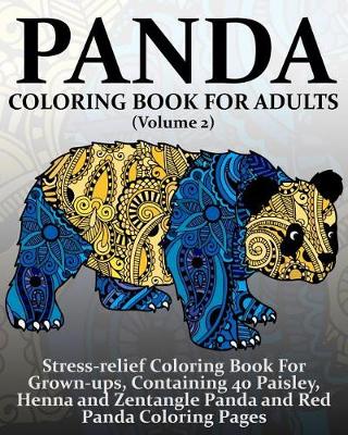 Book cover for Panda Coloring Book For Adults (Volume 2)