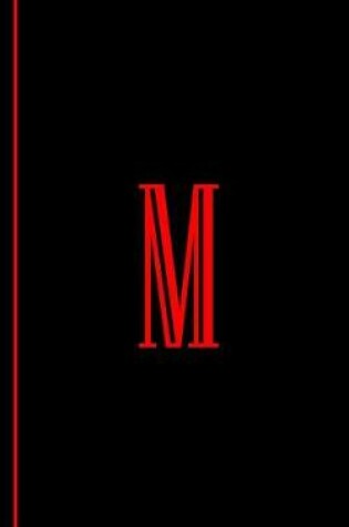 Cover of Monogram Letter M Journal