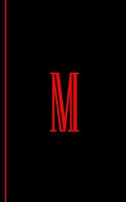 Cover of Monogram Letter M Journal