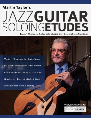 Book cover for Martin Taylor's Jazz Guitar Soloing Etudes