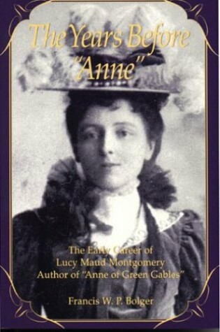 Cover of The Years before "Anne"