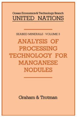 Cover of Analysis of Processing Technology for Manganese Nodules