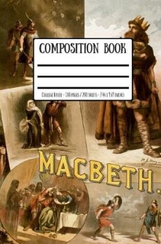 Cover of Shakespeare's Macbeth Composition Book