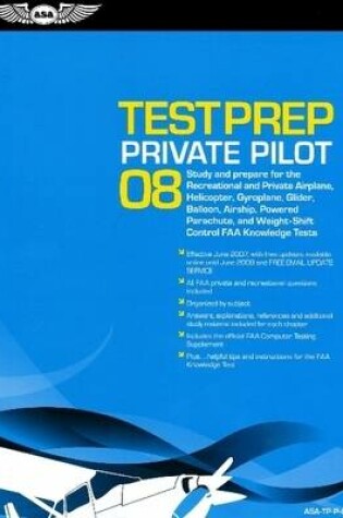 Cover of Private Pilot Test Prep 08