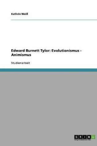 Cover of Edward Burnett Tylor
