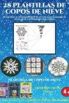 Book cover for Plantilla de copo de nieve (Divertidas actividades artisticas y de manualidades de nivel facil a intermedio para ninos)