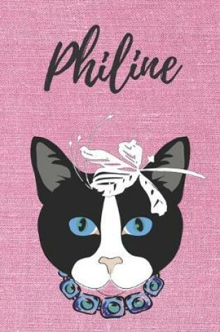 Cover of Philine Katzen Notizbuch / Malbuch / Tagebuch / Journal / DIN A5 / Geschenk