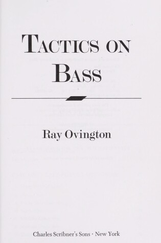 Cover of Tactics on Bass