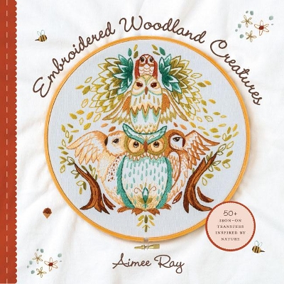 Book cover for Embroidered Woodland Creatures