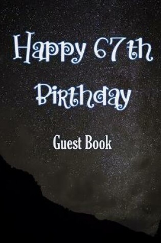 Cover of Happy 67th Birthday Guest Book