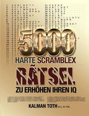 Book cover for 5000 Harte Scramblex Ratsel Zu Erhohen Ihren IQ