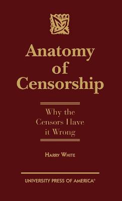 Book cover for Anatomy of Censorship