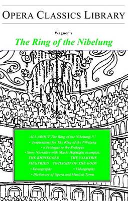 Book cover for Wagner's the Ring of the Nibelung ("Der Ring DES Nibelungen")