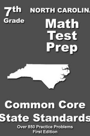 Cover of North Carolina 7th Grade Math Test Prep