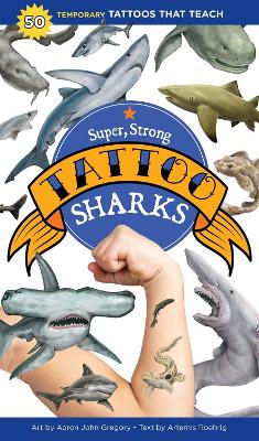 Book cover for Super, Strong Tattoo Sharks