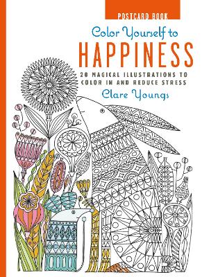 Book cover for Color Yourself to Happiness Postcard Book