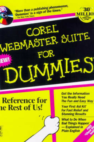 Cover of Corel Webmaster Suite For Dummies