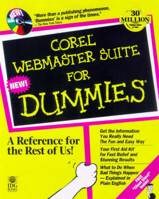 Book cover for Corel Webmaster Suite For Dummies