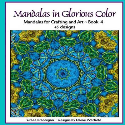 Book cover for Mandalas in Glorious Color Book 4