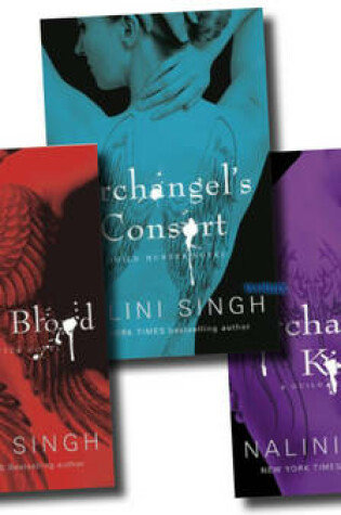 Cover of Guild Hunter Series Collection Set (archangel's Consort, Angels' Blood, Archangel's Kiss)