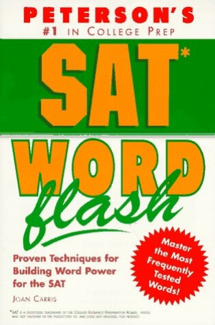 Cover of Peterson's SAT Word Flash