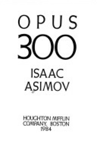 Cover of Opus 300