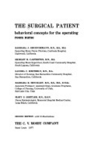 Cover of Surgical Patient
